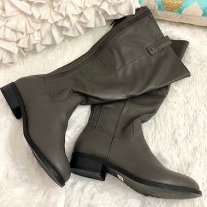 Torrid Grey Knee High Boots